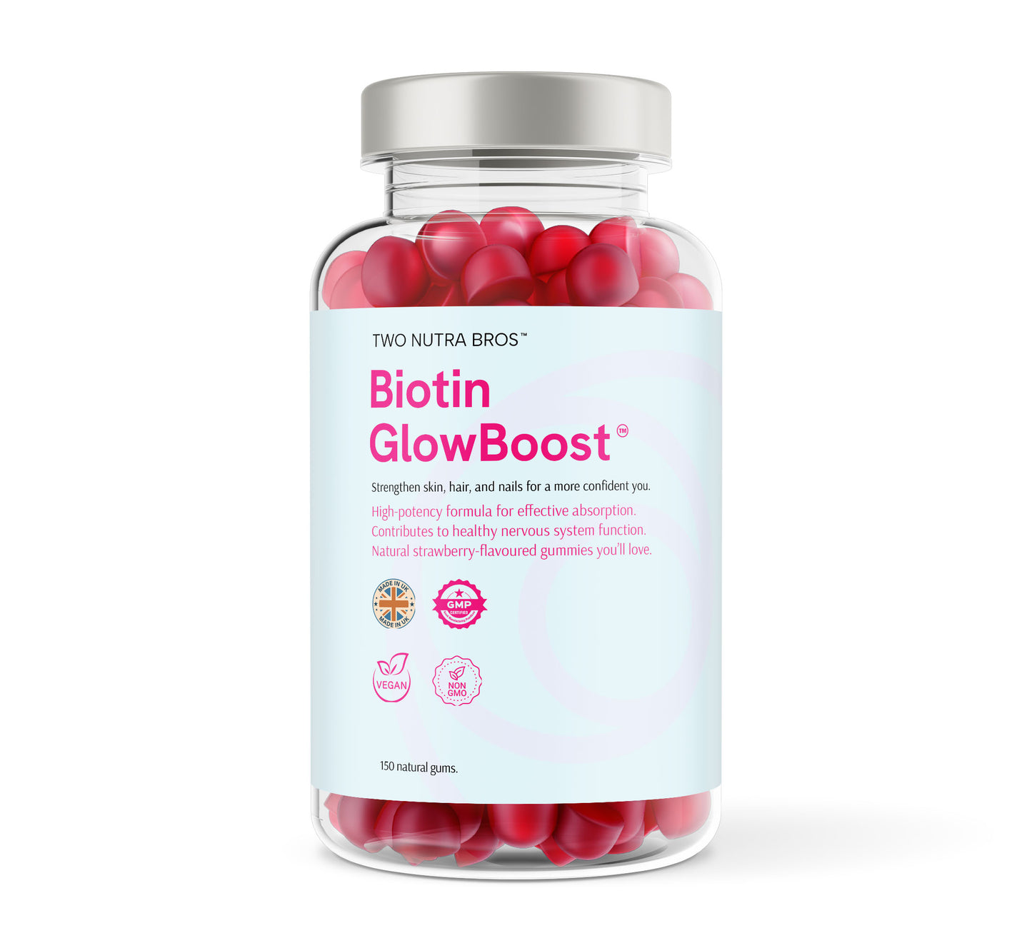 Biotin Glow Boost™ - Strengthening Skin, Hair and Nails - Two Nutra Bros