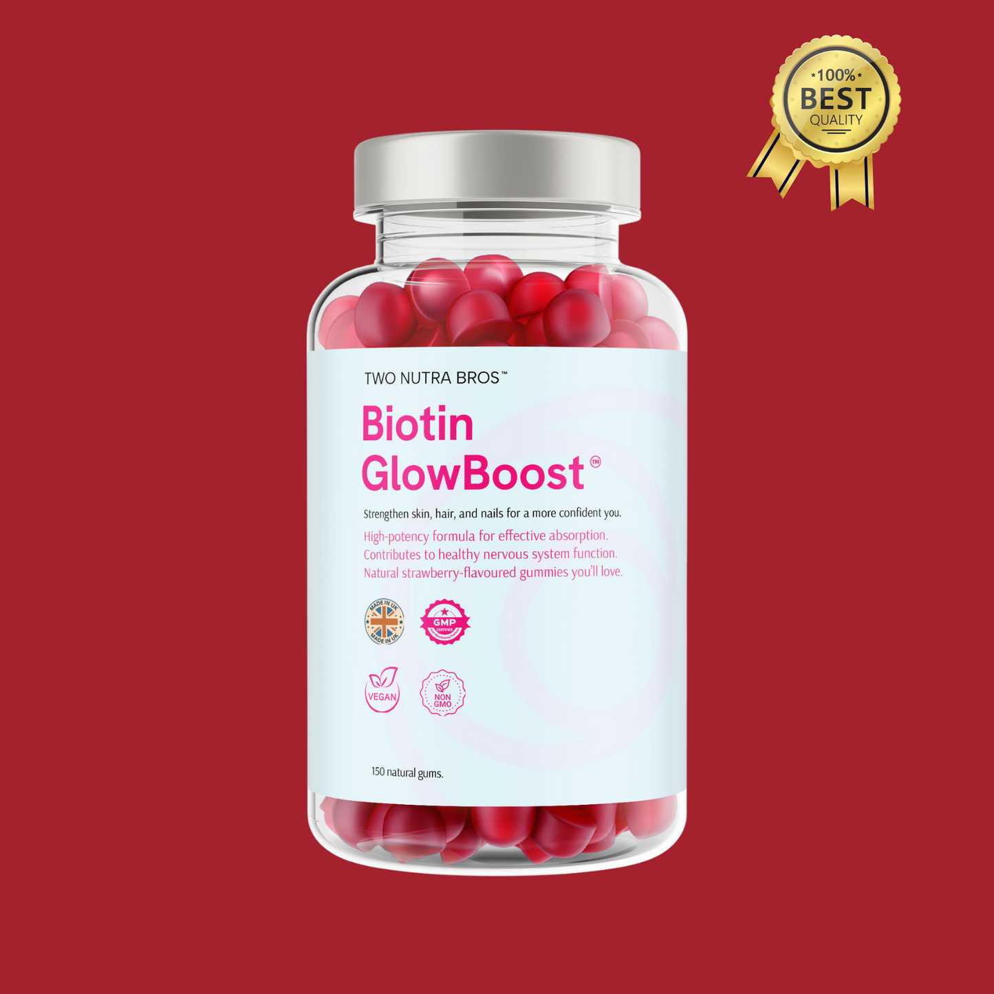 Biotin Glow Boost™ - Strengthening Skin, Hair and Nails - Two Nutra Bros
