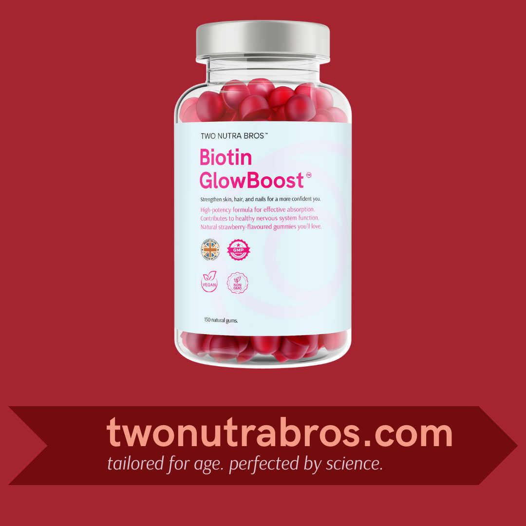 Biotin Glow Boost™ - Strengthening Skin, Hair and Nails - Two Nutra Bros