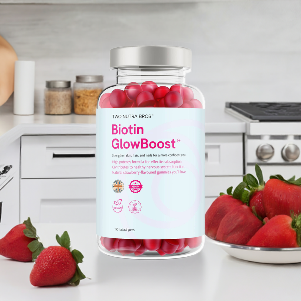Biotin Glow Boost™ - Strengthening Skin, Hair and Nails - Two Nutra Bros