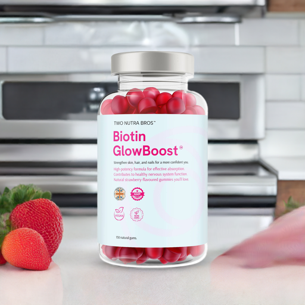 Biotin Glow Boost™ - Strengthening Skin, Hair and Nails - Two Nutra Bros