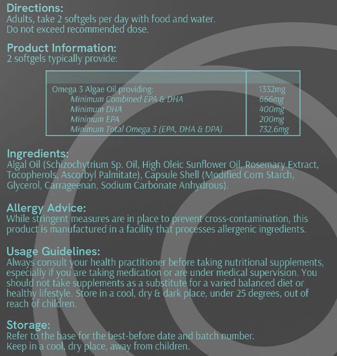 OceanFree Omega+™ - Vegan Omega3 - Two Nutra Bros