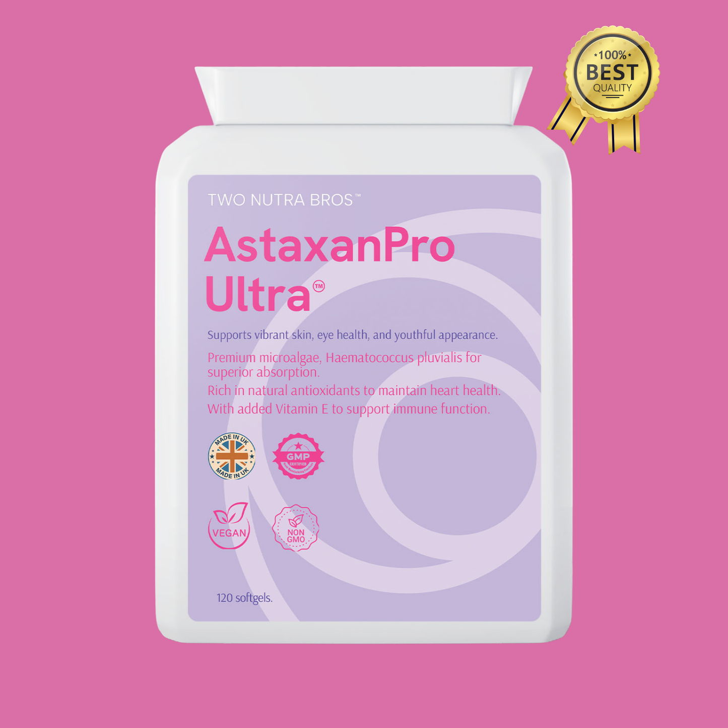 AstaxanPro Ultra - Natural Organic Astaxanthin - Sustainably Sourced